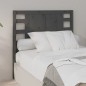 Testiera per Letto Grigia 96x4x100 cm in Legno Massello di Pino Testiera per Letto Grigia 96x4x100 cm in Legno Massello di Pino