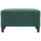 vidaXL Poggiapiedi Verde Scuro 70x55x41 cm in Velluto vidaXL Poggiapiedi Verde Scuro 70x55x41 cm in Velluto