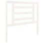 vidaXL Testiera per Letto Bianca 96x4x100 cm in Legno Massello di Pino vidaXL Testiera per Letto Bianca 96x4x100 cm in Legno Massello di Pino