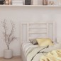 vidaXL Testiera per Letto Bianca 96x4x100 cm in Legno Massello di Pino vidaXL Testiera per Letto Bianca 96x4x100 cm in Legno Massello di Pino