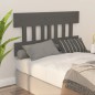 Testiera Letto Grigia 123,5x3x81 cm in Legno Massello di Pino Testiera Letto Grigia 123,5x3x81 cm in Legno Massello di Pino