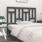 Testiera per Letto Grigia 155,5x4x100 cm Legno Massello di Pino Testiera per Letto Grigia 155,5x4x100 cm Legno Massello di Pino