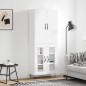 vidaXL Credenza Bianco Lucido 69,5x34x180 cm in Legno Multistrato vidaXL Credenza Bianco Lucido 69,5x34x180 cm in Legno Multistrato