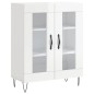 vidaXL Credenza Bianco Lucido 69,5x34x180 cm in Legno Multistrato vidaXL Credenza Bianco Lucido 69,5x34x180 cm in Legno Multistrato