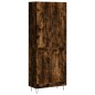 vidaXL Credenza Rovere Fumo 69,5x34x180 cm in Legno Multistrato vidaXL Credenza Rovere Fumo 69,5x34x180 cm in Legno Multistrato