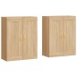 vidaXL Armadietti a Parete 2 pz Rovere Sonoma in Legno Multistrato vidaXL Armadietti a Parete 2 pz Rovere Sonoma in Legno Multistrato