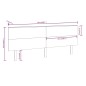Testiera per Letto Miele 204x6x82,5cm in Legno Massello di Pino Testiera per Letto Miele 204x6x82,5cm in Legno Massello di Pino
