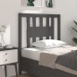 Testiera per Letto Grigia 106x4x100cm in Legno Massello di Pino Testiera per Letto Grigia 106x4x100cm in Legno Massello di Pino