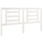 Testiera per Letto Bianca 166x4x100cm in Legno Massello di Pino Testiera per Letto Bianca 166x4x100cm in Legno Massello di Pino