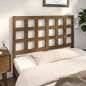 Testiera per Letto Marrone Miele 125,5x4x100cm in Pino Massello Testiera per Letto Marrone Miele 125,5x4x100cm in Pino Massello