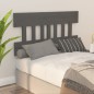 vidaXL Testiera per Letto Grigia 203,5x3x81 cm Legno Massello di Pino