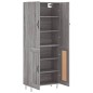 vidaXL Credenza Grigio Sonoma 69,5x34x180 cm in Legno Multistrato vidaXL Credenza Grigio Sonoma 69,5x34x180 cm in Legno Multistrato