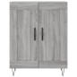 vidaXL Credenza Grigio Sonoma 69,5x34x180 cm in Legno Multistrato vidaXL Credenza Grigio Sonoma 69,5x34x180 cm in Legno Multistrato