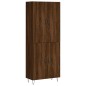 vidaXL Credenza Rovere Marrone 69,5x34x180 cm in Legno Multistrato vidaXL Credenza Rovere Marrone 69,5x34x180 cm in Legno Multistrato