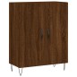 vidaXL Credenza Rovere Marrone 69,5x34x180 cm in Legno Multistrato vidaXL Credenza Rovere Marrone 69,5x34x180 cm in Legno Multistrato