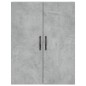 vidaXL Credenza Grigio Cemento 69,5x34x180 cm in Legno Multistrato vidaXL Credenza Grigio Cemento 69,5x34x180 cm in Legno Multistrato