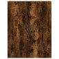 vidaXL Credenza Rovere Fumo  69,5x34x180 cm in Legno Multistrato