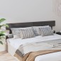 Testiera per Letto Grigia 204x3x81 cm in Legno Massello di Pino Testiera per Letto Grigia 204x3x81 cm in Legno Massello di Pino