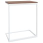 Tavolino da Salotto Bianco 55x35x66 cm in Legno Multistrato Tavolino da Salotto Bianco 55x35x66 cm in Legno Multistrato