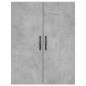 vidaXL Credenza Grigio Cemento 69,5x34x180 cm in Legno Multistrato vidaXL Credenza Grigio Cemento 69,5x34x180 cm in Legno Multistrato