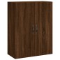 vidaXL Credenza Rovere Marrone 69,5x34x180 cm in Legno Multistrato vidaXL Credenza Rovere Marrone 69,5x34x180 cm in Legno Multistrato