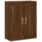 vidaXL Armadietti a Parete 2 pz Rovere Marrone in Legno Multistrato vidaXL Armadietti a Parete 2 pz Rovere Marrone in Legno Multistrato