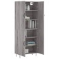 vidaXL Credenza Grigio Sonoma 69,5x34x180 cm in Legno Multistrato vidaXL Credenza Grigio Sonoma 69,5x34x180 cm in Legno Multistrato