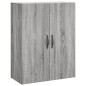 vidaXL Credenza Grigio Sonoma 69,5x34x180 cm in Legno Multistrato vidaXL Credenza Grigio Sonoma 69,5x34x180 cm in Legno Multistrato