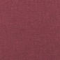vidaXL Divano a 3 Posti con Poggiapiedi Rosso Vino 180 cm in Tessuto vidaXL Divano a 3 Posti con Poggiapiedi Rosso Vino 180 cm in Tessuto