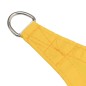 Parasole a Vela in Tela Oxford a Trapezio 3/5x4 m Giallo Parasole a Vela in Tela Oxford a Trapezio 3/5x4 m Giallo