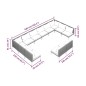 vidaXL Set Divani da Giardino 12pz con Cuscini Polyrattan Grigio Scuro vidaXL Set Divani da Giardino 12pz con Cuscini Polyrattan Grigio Scuro