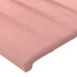vidaXL Giroletto con Testiera Rosa 80x200 cm in Velluto vidaXL Giroletto con Testiera Rosa 80x200 cm in Velluto