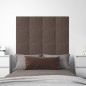 Pannelli Murali 12 pz Tortora 30x30 cm in Tessuto 1,08 m² Pannelli Murali 12 pz Tortora 30x30 cm in Tessuto 1,08 m²