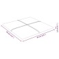 Pannelli Murali 12 pz Tortora 30x30 cm in Tessuto 1,08 m² Pannelli Murali 12 pz Tortora 30x30 cm in Tessuto 1,08 m²