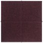 Pannelli Murali 12 pz Viola 30x30 cm in Tessuto 1,08 m² Pannelli Murali 12 pz Viola 30x30 cm in Tessuto 1,08 m²