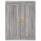vidaXL Armadietti a Parete 2 pz Grigio Sonoma in Legno Multistrato vidaXL Armadietti a Parete 2 pz Grigio Sonoma in Legno Multistrato