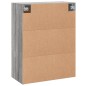 vidaXL Armadietti a Parete 2 pz Grigio Sonoma in Legno Multistrato vidaXL Armadietti a Parete 2 pz Grigio Sonoma in Legno Multistrato