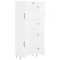 vidaXL Credenza Bianca 69,5x34x180 cm in Legno Multistrato vidaXL Credenza Bianca 69,5x34x180 cm in Legno Multistrato