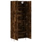 vidaXL Credenza Rovere Fumo 69,5x34x180 cm in Legno Multistrato vidaXL Credenza Rovere Fumo 69,5x34x180 cm in Legno Multistrato