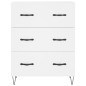 vidaXL Credenza Bianca 69,5x34x180 cm in Legno Multistrato vidaXL Credenza Bianca 69,5x34x180 cm in Legno Multistrato