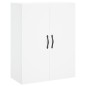 vidaXL Credenza Bianca 69,5x34x180 cm in Legno Multistrato vidaXL Credenza Bianca 69,5x34x180 cm in Legno Multistrato