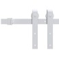 vidaXL Porta Scorrevole con Set Hardware 80x210 cm Legno Massello Pino vidaXL Porta Scorrevole con Set Hardware 80x210 cm Legno Massello Pino