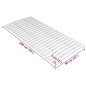 vidaXL Rete a Doghe con 24 Doghe 90x200 cm vidaXL Rete a Doghe con 24 Doghe 90x200 cm