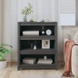 Libreria Grigia 80x35x97 cm in Legno Massello di Pino Libreria Grigia 80x35x97 cm in Legno Massello di Pino