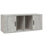 Mobile per TV Grigio Cemento 100x35x40 cm Legno Multistrato Mobile per TV Grigio Cemento 100x35x40 cm Legno Multistrato