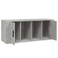 Mobile per TV Grigio Cemento 100x35x40 cm Legno Multistrato Mobile per TV Grigio Cemento 100x35x40 cm Legno Multistrato