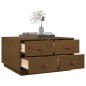 Tavolino da Salotto Miele 80x80x45 cm Legno Massello di Pino Tavolino da Salotto Miele 80x80x45 cm Legno Massello di Pino
