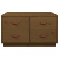 Tavolino da Salotto Miele 80x80x45 cm Legno Massello di Pino Tavolino da Salotto Miele 80x80x45 cm Legno Massello di Pino