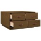 Tavolino da Salotto Miele 80x80x45 cm Legno Massello di Pino Tavolino da Salotto Miele 80x80x45 cm Legno Massello di Pino