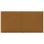 Pannelli Murali 12 pz Marroni 30x15 cm Velluto 0,54 m² Pannelli Murali 12 pz Marroni 30x15 cm Velluto 0,54 m²